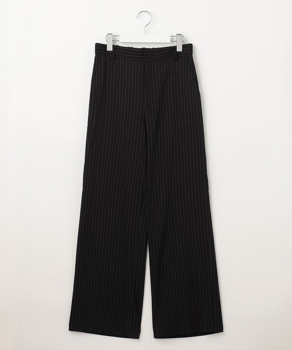 23区 【CLASSY.6月号掲載/洗える】リネンレーヨンストレッチ ワイドパンツ 