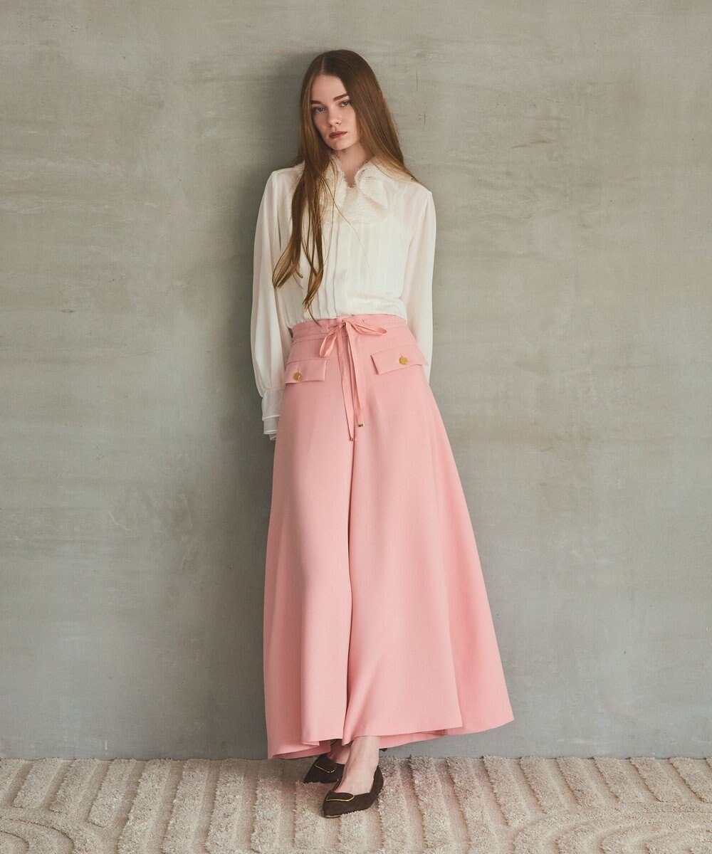 GRACE CONTINENTAL ワイドフレアパンツ 