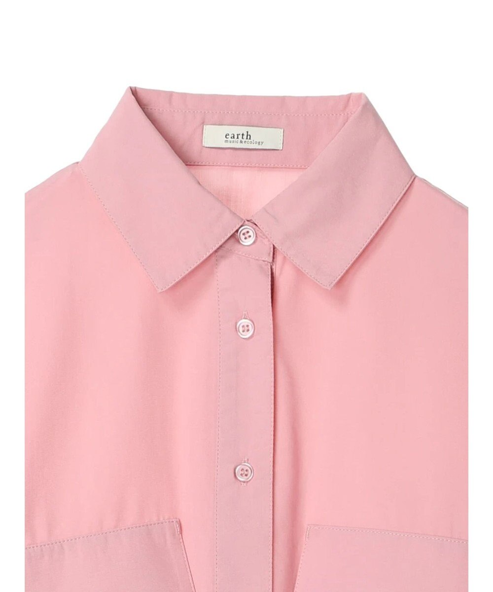 earth music&ecology ビッグポケットショートシャツ 