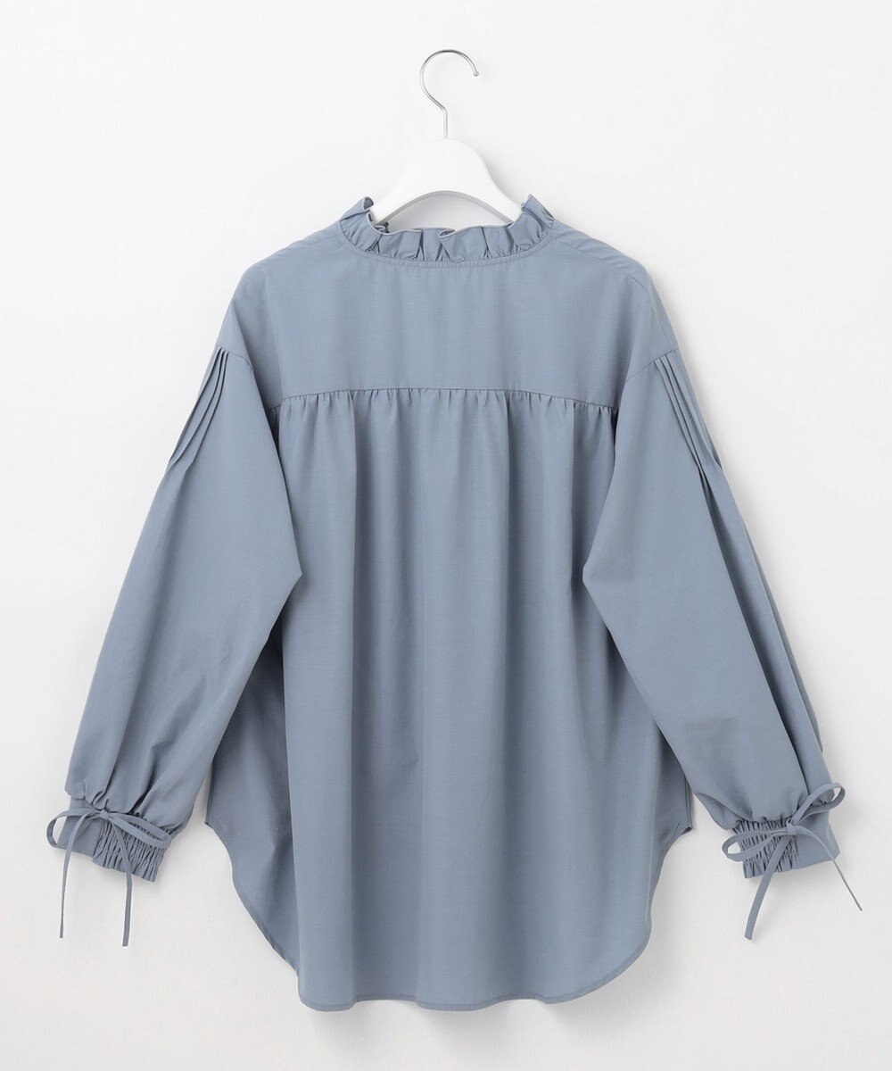 Feroux 【洗える】フリルシャツ ブラウス 