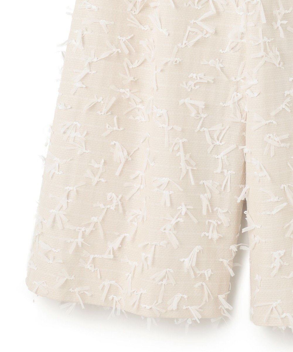 GRACE CONTINENTAL リボンヤーンフレアパンツ 