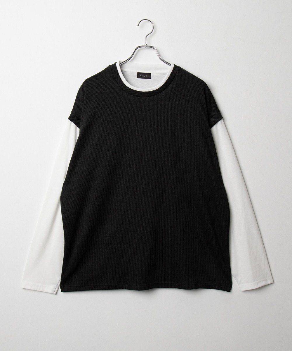 WEGO フェイクレイヤードベストT（LS） 