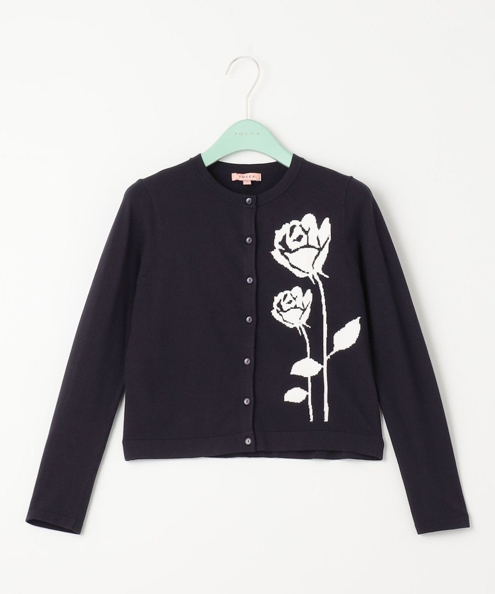 TOCCA 【洗える！】PRESENT ROSE カーディガン 