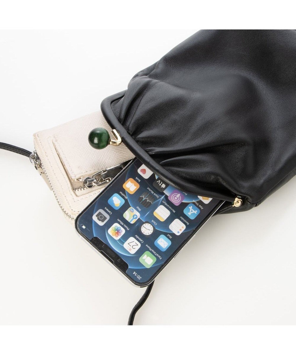 UNBILLION 【テレビ ドラマ着用アイテム】perche ジェムストーンガマグチモバイルショルダー 