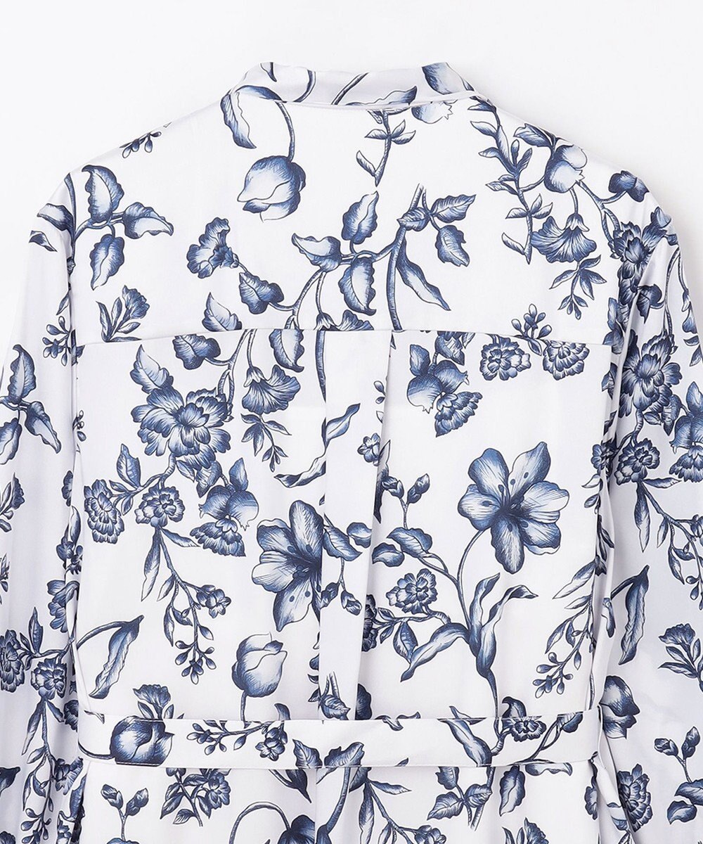 GRACE CONTINENTAL オリエンタルフラワープリントワンピース 