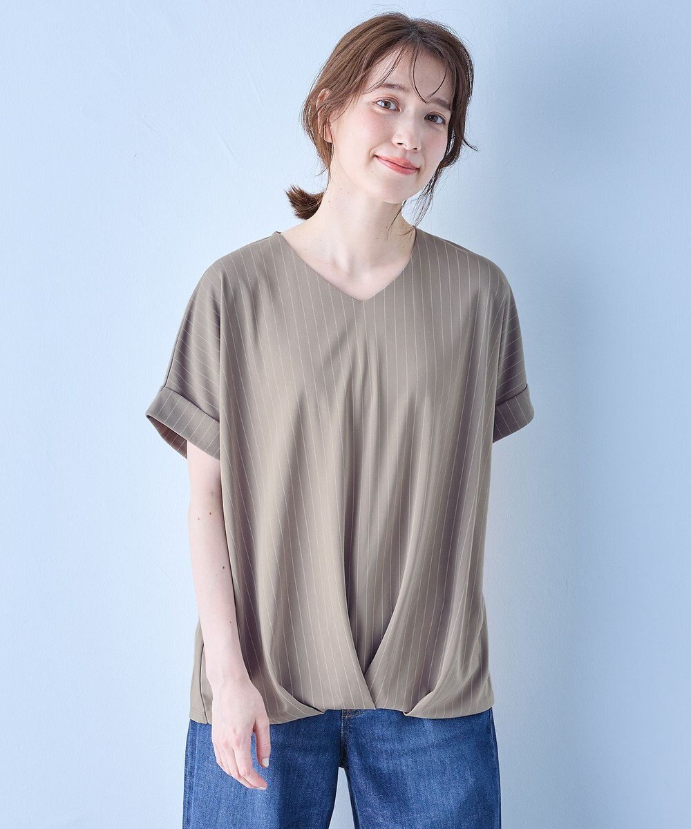 ANY カシュクールTシャツ 