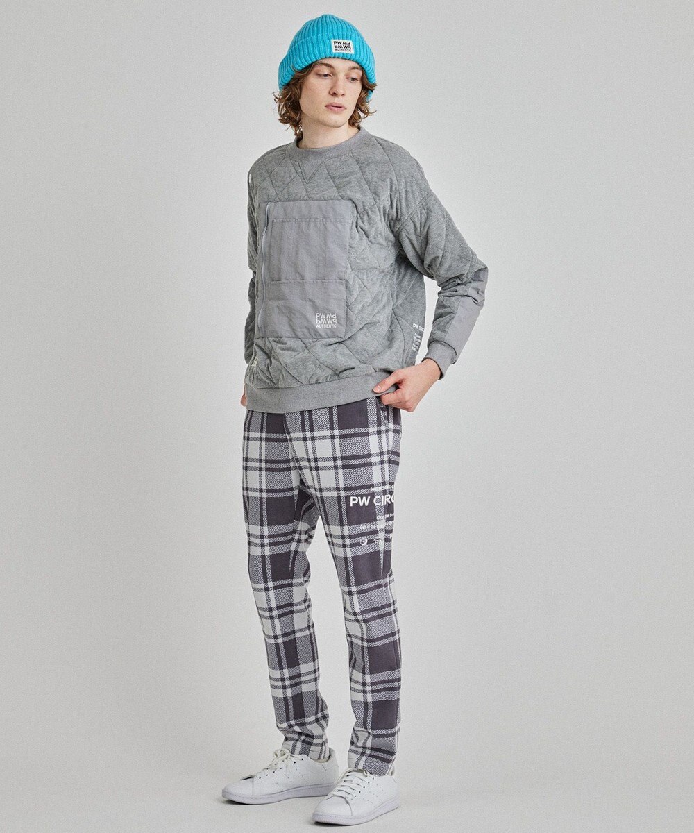 PW CIRCULUS 【MEN】中綿キルトスウェット 