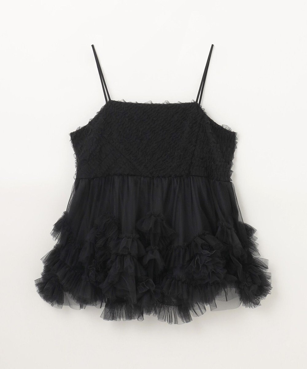 GRACE CONTINENTAL チュールフリルキャミソール 