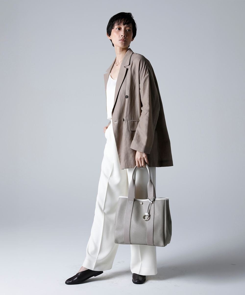 TOPKAPI 【Breath TOPKAPI】SCOTCH GRAIN スコッチグレイン ロングハンドル 2way トートバッグ チャーム付き　A4 