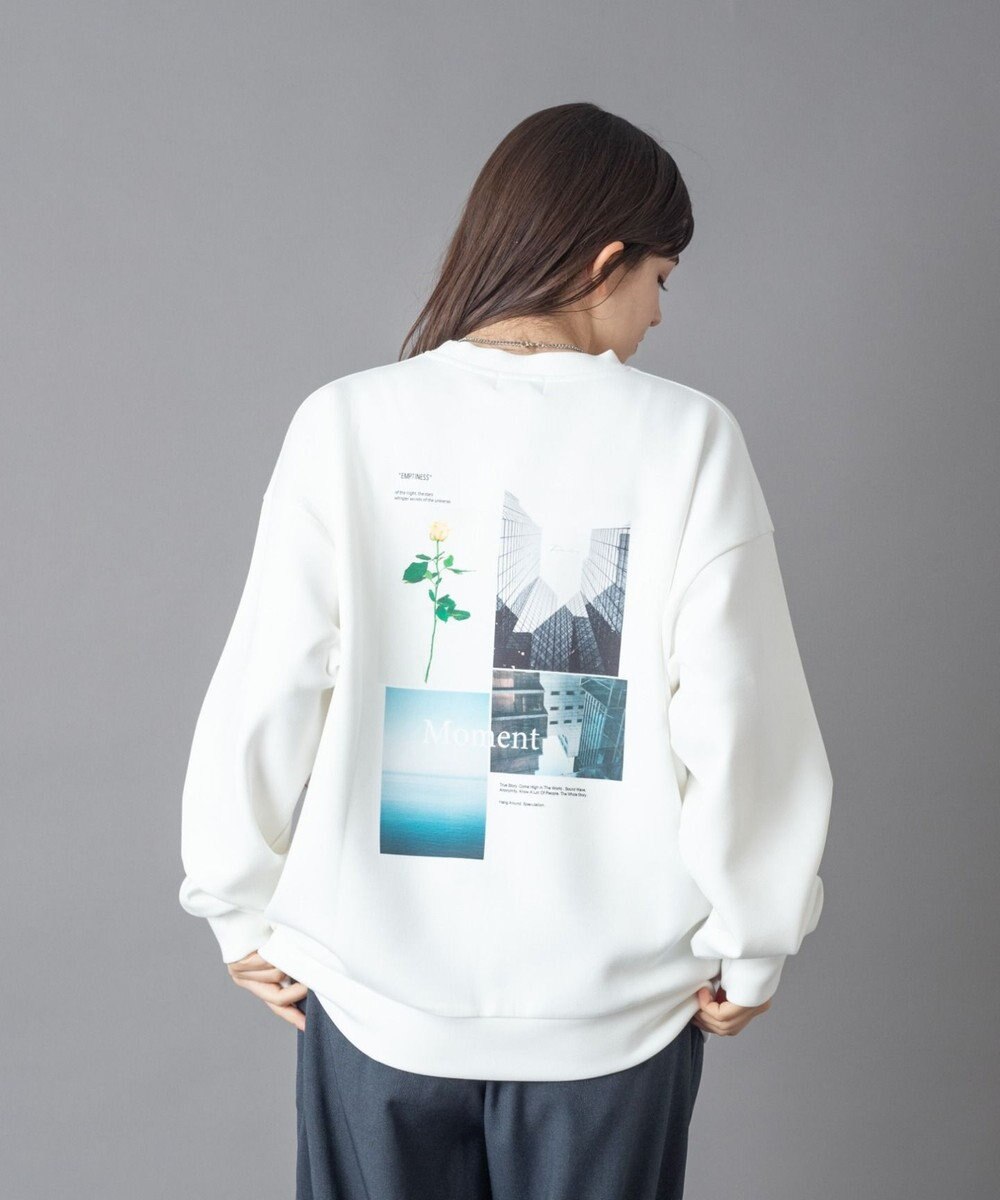 WEGO 【ユニセックス着用ITEM】アクセ付きフォトグラフィックプルオーバー 