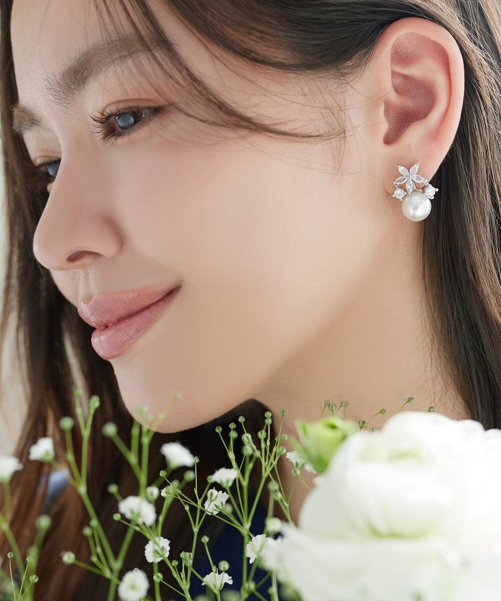 Tiaclasse 【金属アレルギー対応】ブルースターパールピアス・イヤリング 
