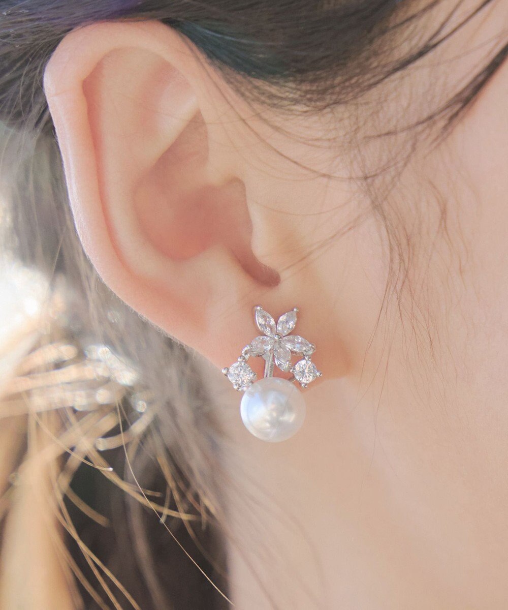 Tiaclasse 【金属アレルギー対応】ブルースターパールピアス・イヤリング 