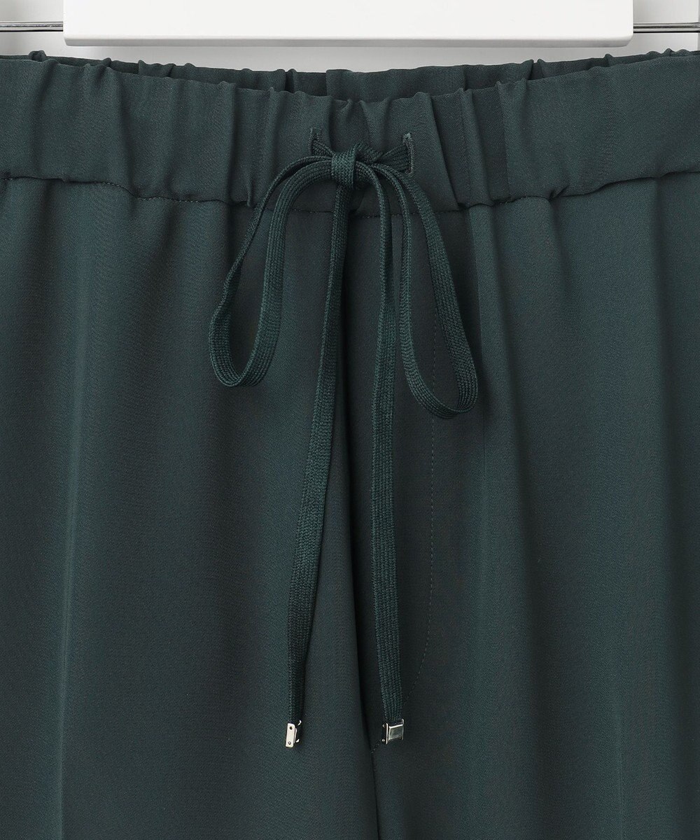 23区 S 【洗える】ドライダブルサテン ドロスト パンツ 