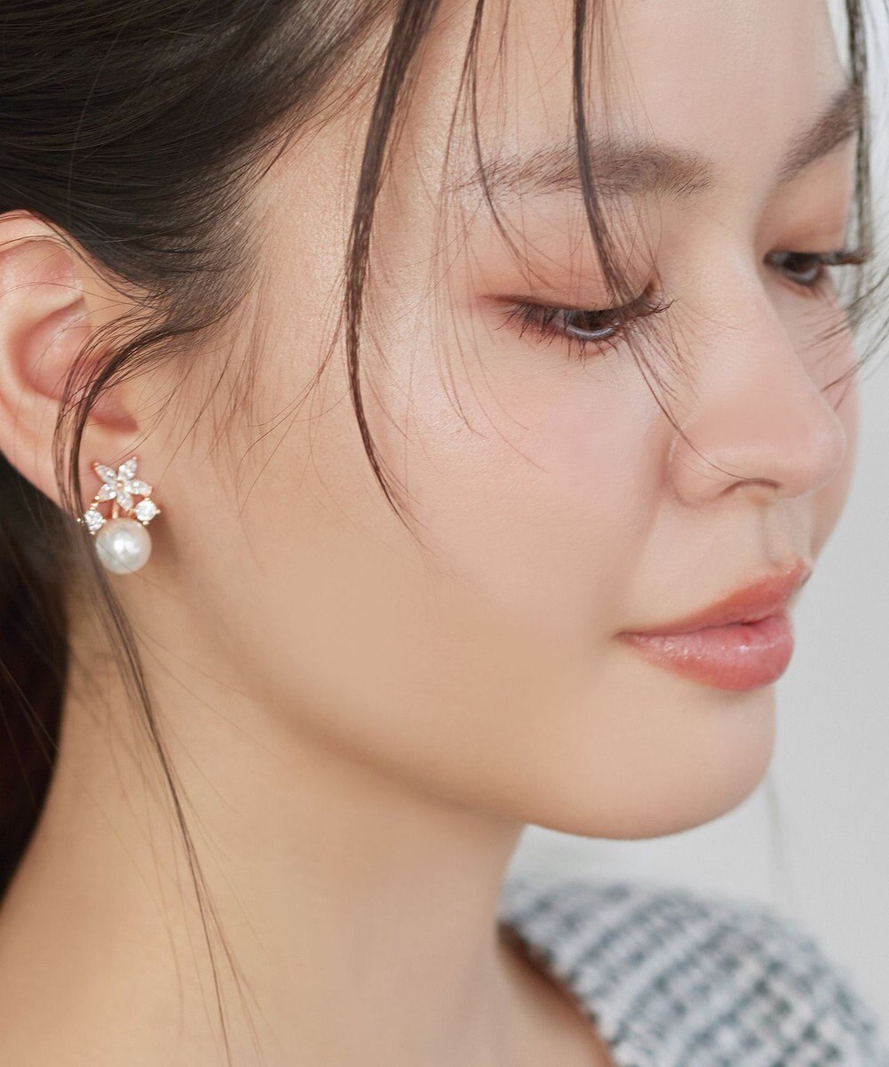 Tiaclasse 【金属アレルギー対応】ブルースターパールピアス・イヤリング 