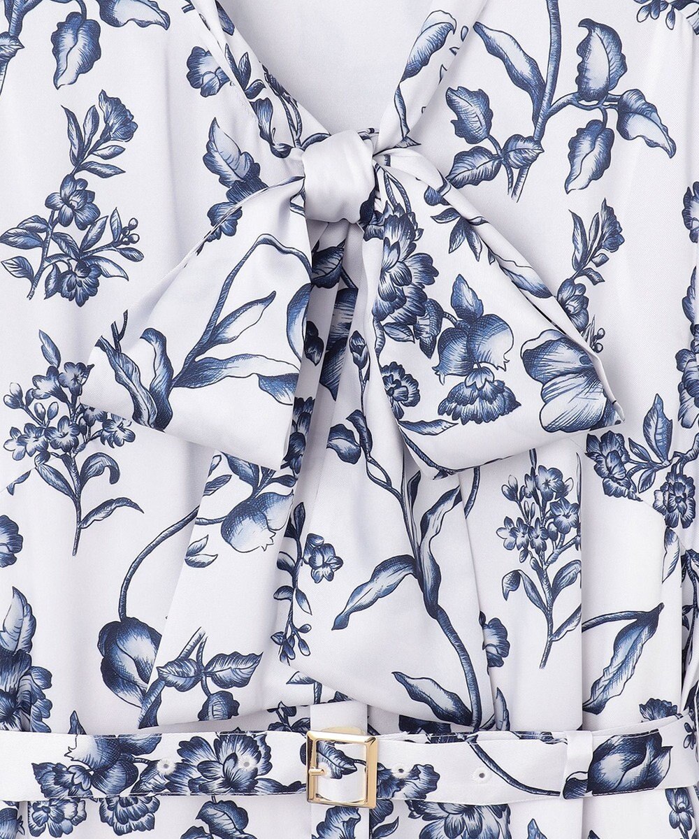 GRACE CONTINENTAL オリエンタルフラワープリントワンピース 