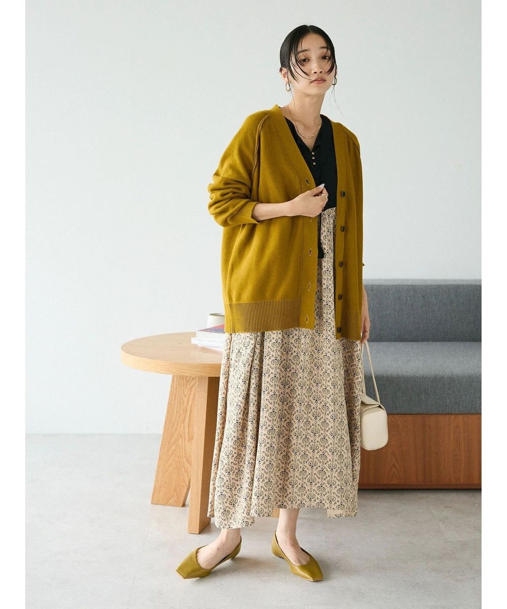 CRAFT STANDARD BOUTIQUE レーヨンキルト切替ワンピース 