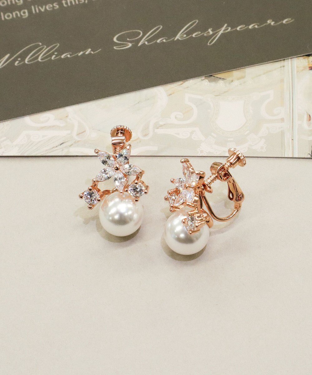 Tiaclasse 【金属アレルギー対応】ブルースターパールピアス・イヤリング 