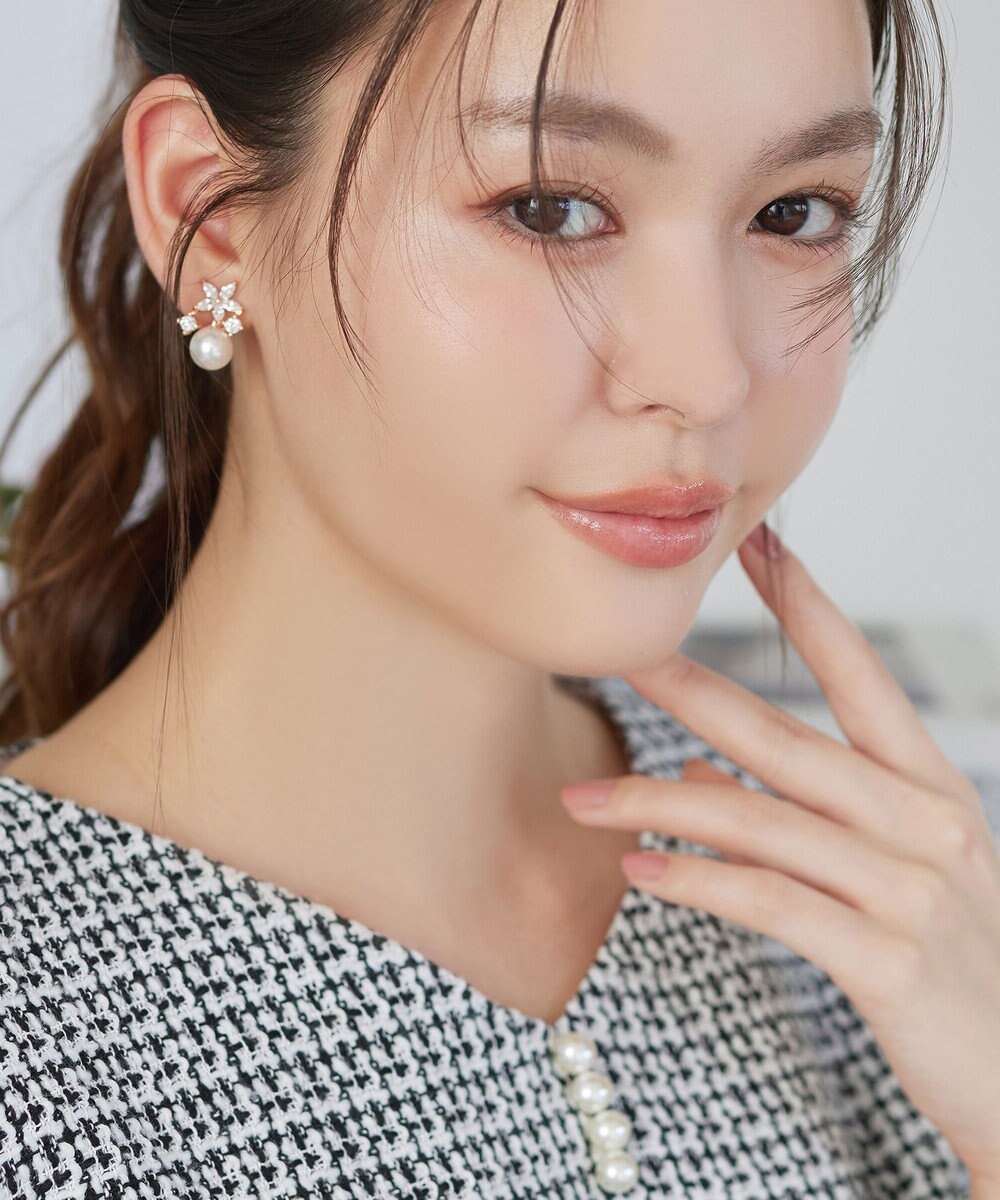 Tiaclasse 【金属アレルギー対応】ブルースターパールピアス・イヤリング 