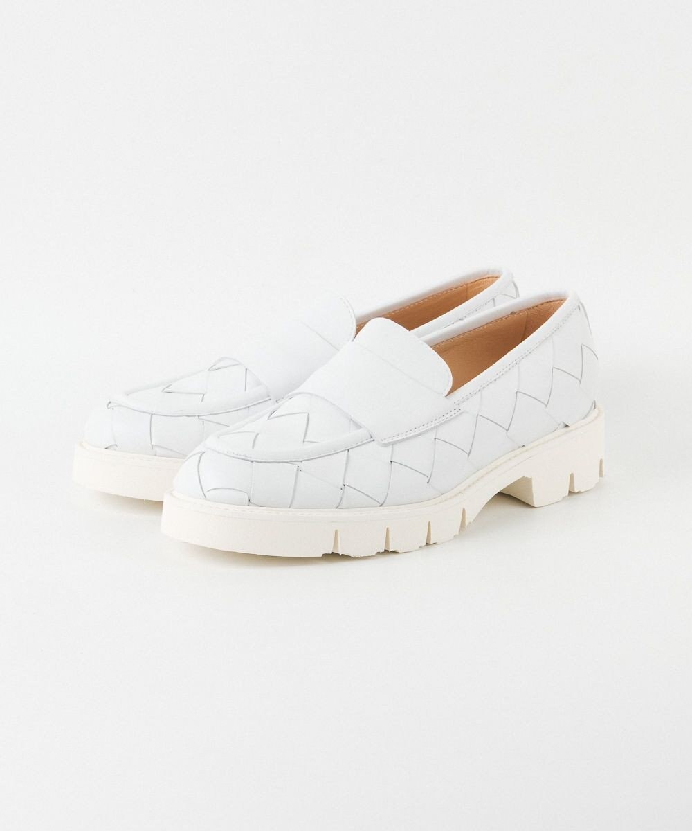 BONTRE 【LucaGrossi/ルカグロッシ】厚底レザー編み込みローファー/K356M-USO 