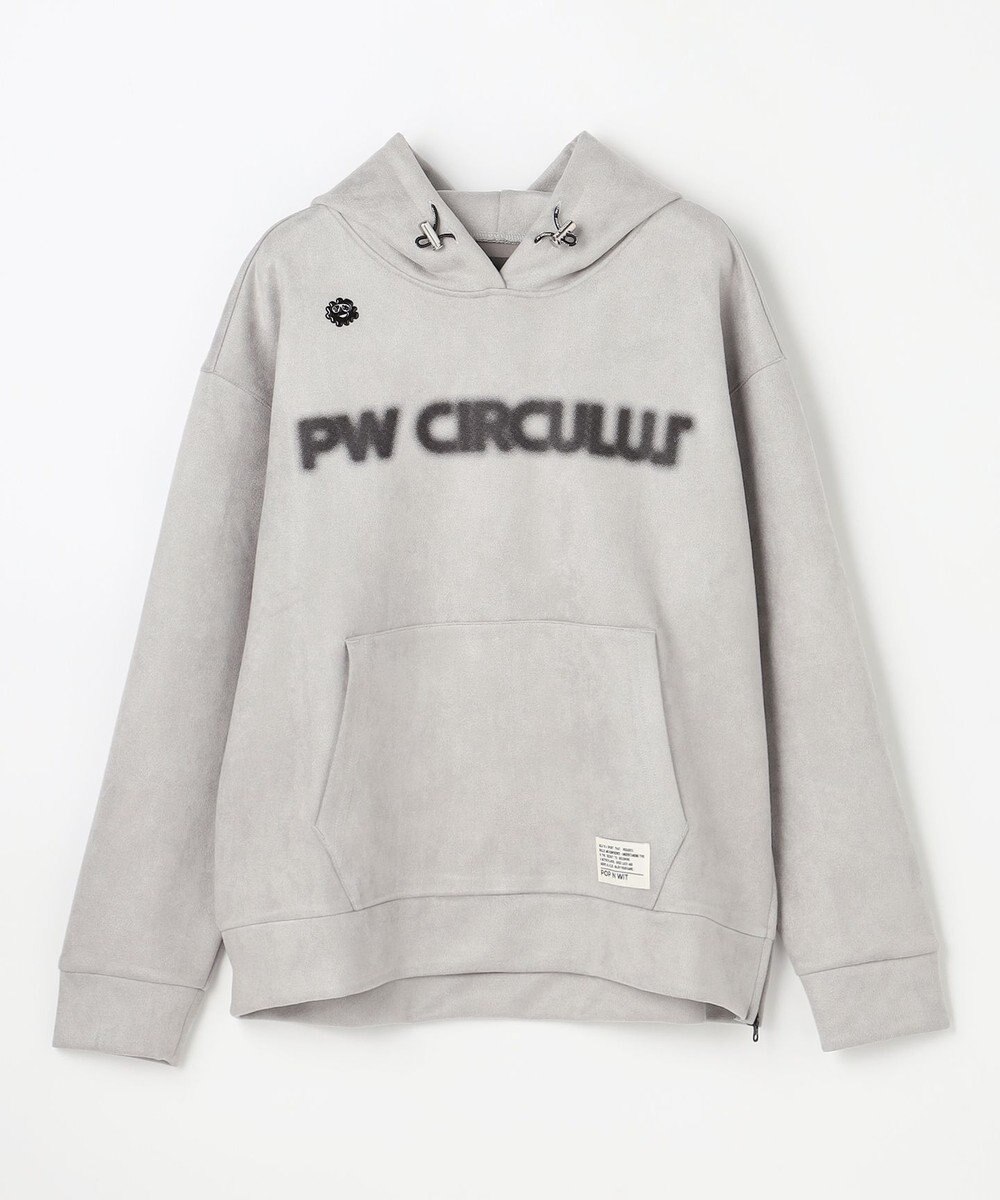 PW CIRCULUS 2025 NEW！【手洗い洗濯可】【WOMEN】キャットグラフィック スエードライク デタッチャブルフーディ ゴルフウェア レディース 