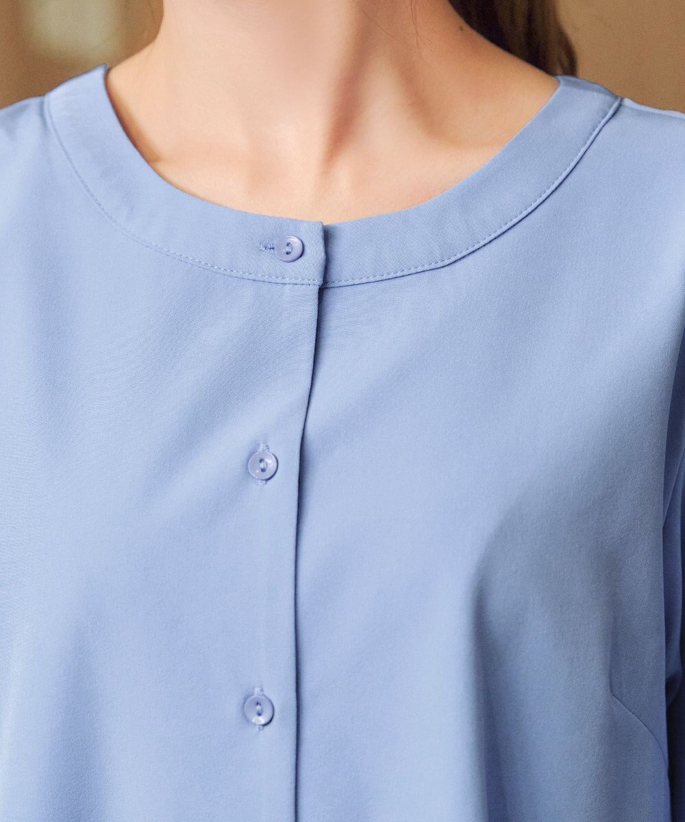 Tiaclasse L バックフレアヨークチュニック 