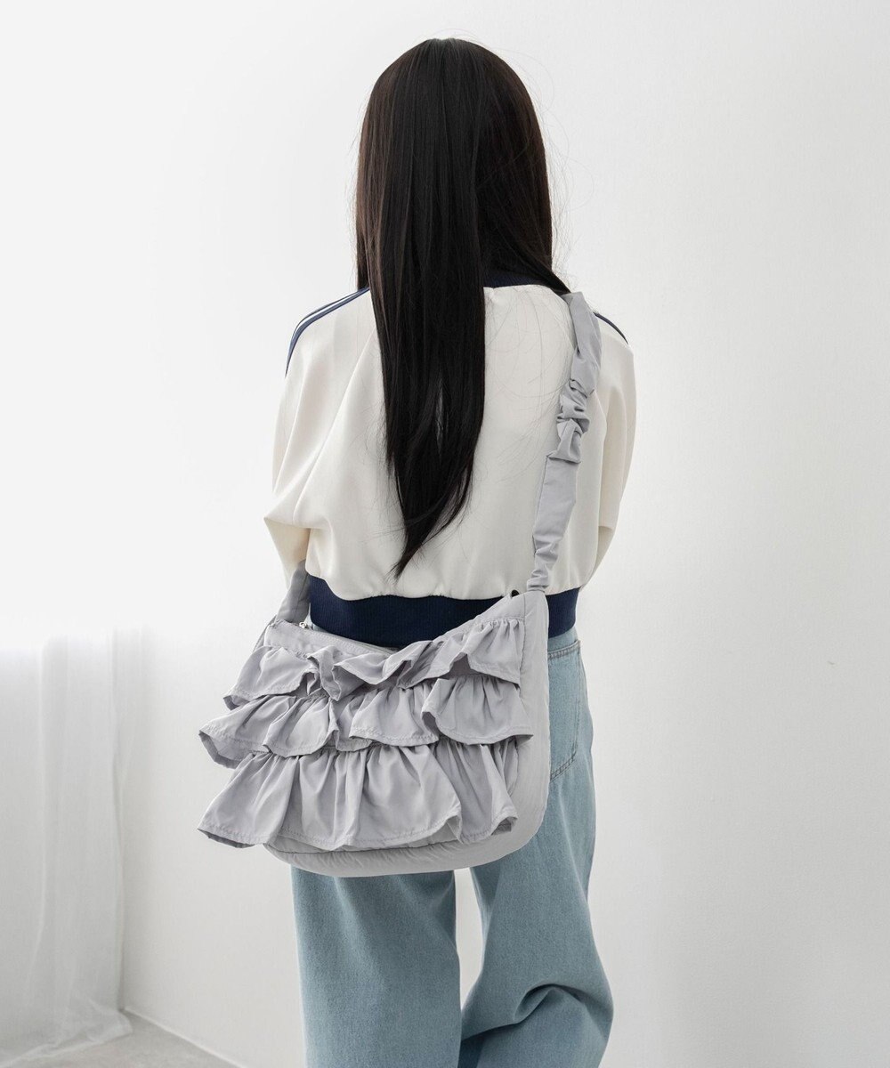 WEGO フリルドロストギャザーショルダー 