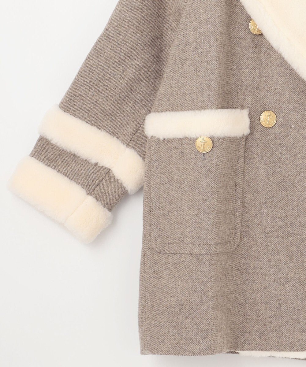 GRACE CONTINENTAL ボアカラーPコート 