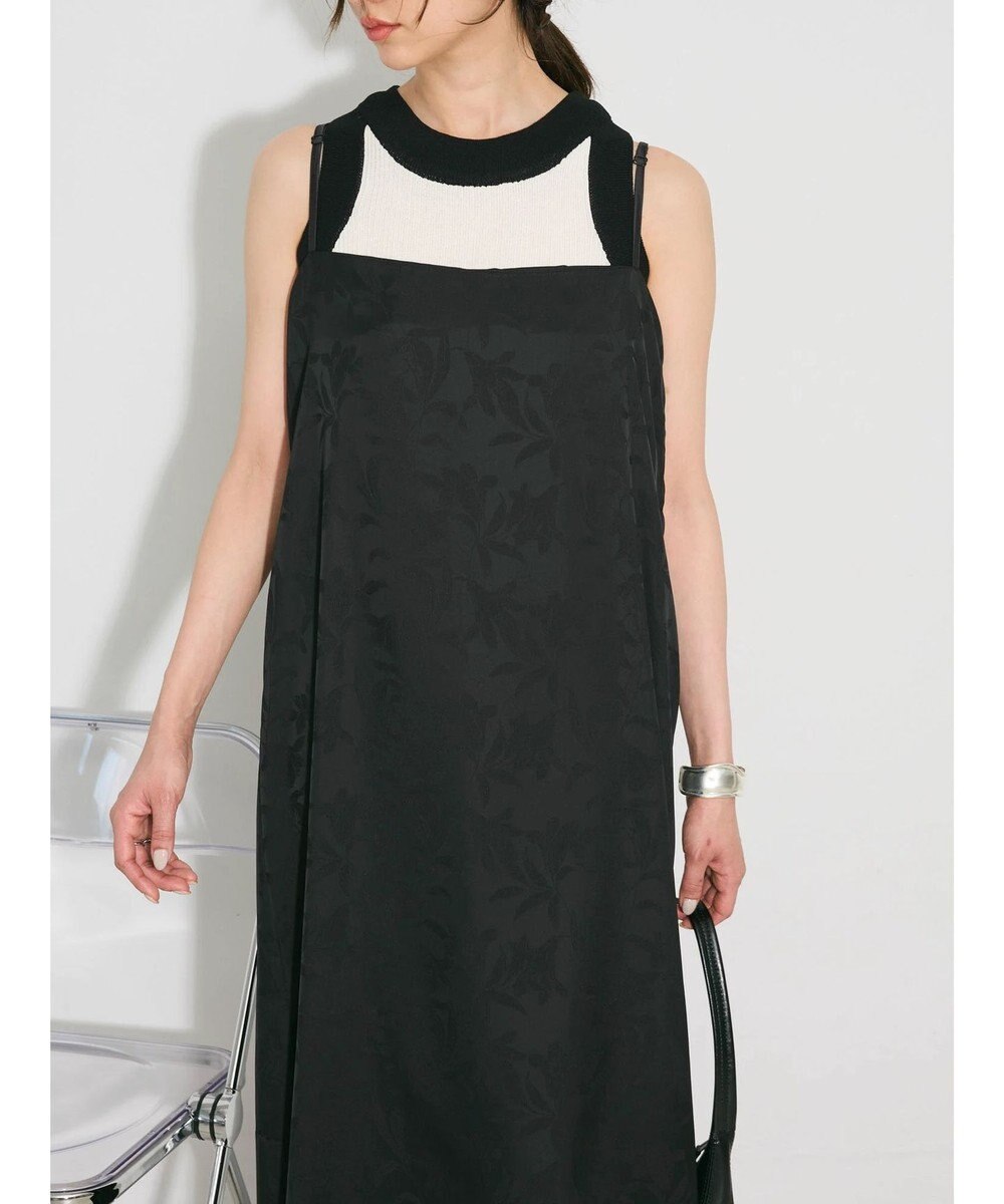 Green Parks ウ゛ィンテージフラワージャガードキャミワンピース 