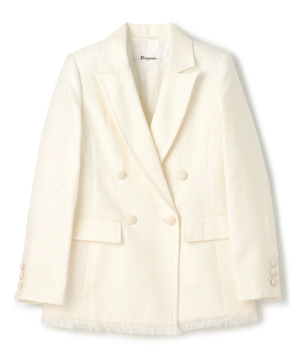 GRACE CONTINENTAL ツイードテーラージャケット 