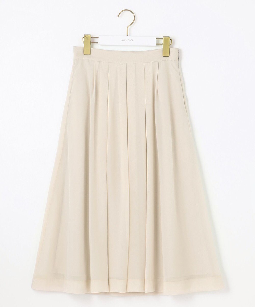 ANY SIS 【洗える】シャイニータック スカート 