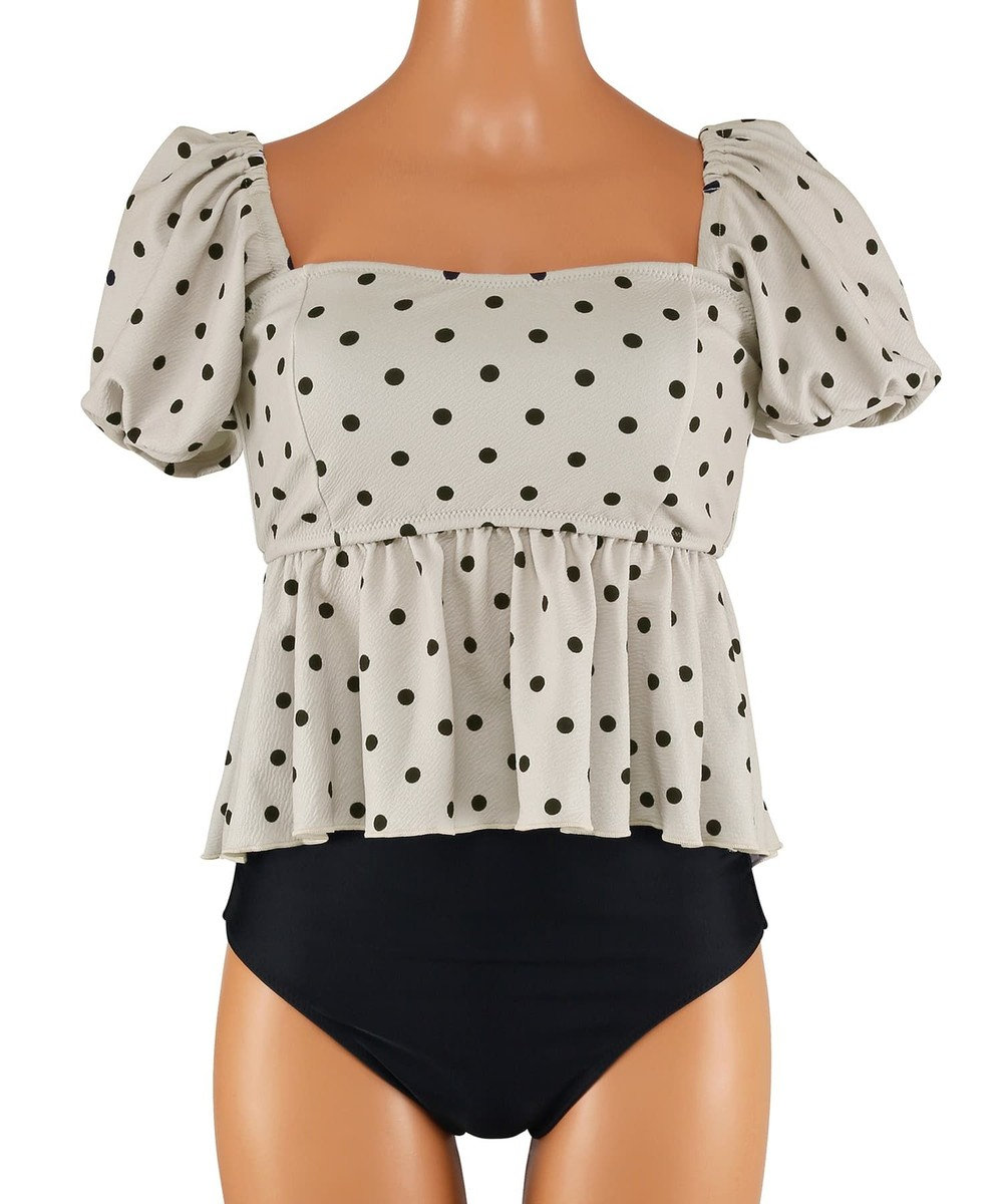 San-ai Resort（三愛水着楽園） パフスリーブノンワイヤービキニ　9M　【San-ai Resort（サンアイリゾート）】 