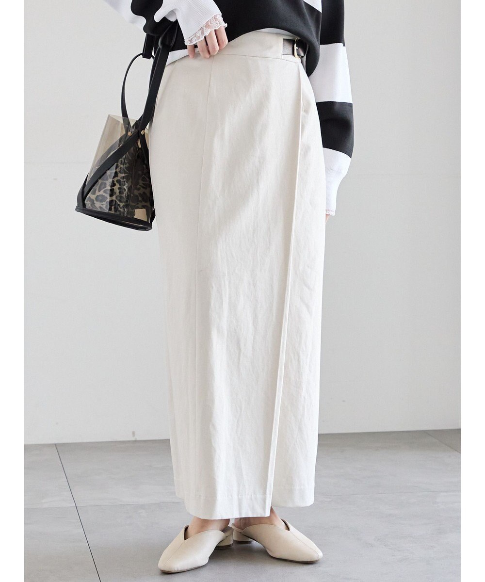 Te chichi サイドベルトチノタイトスカート 