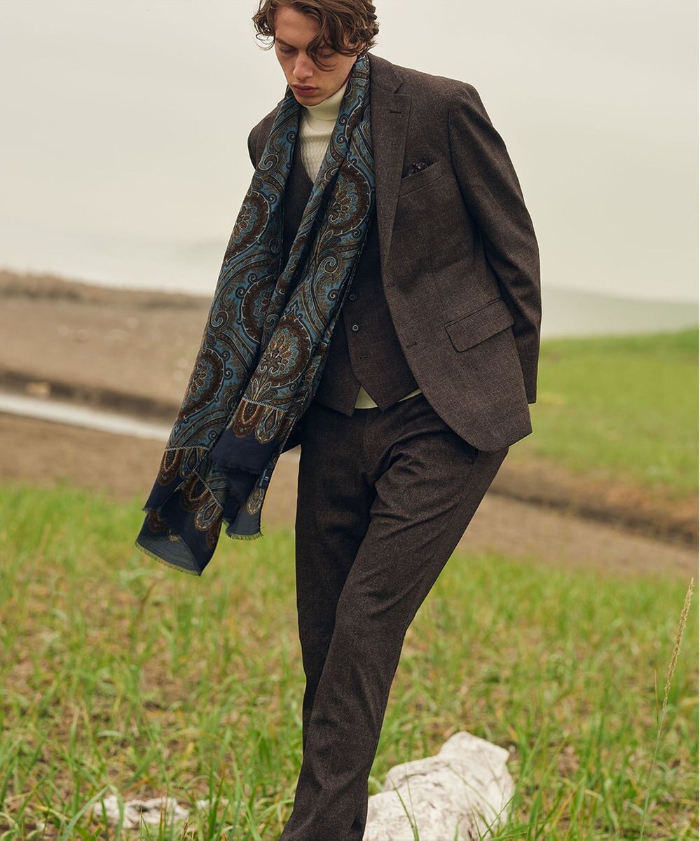 JOSEPH ABBOUD 【ストレッチ/多機能レジャージャケット】ツィーディージャージー ジャケット 