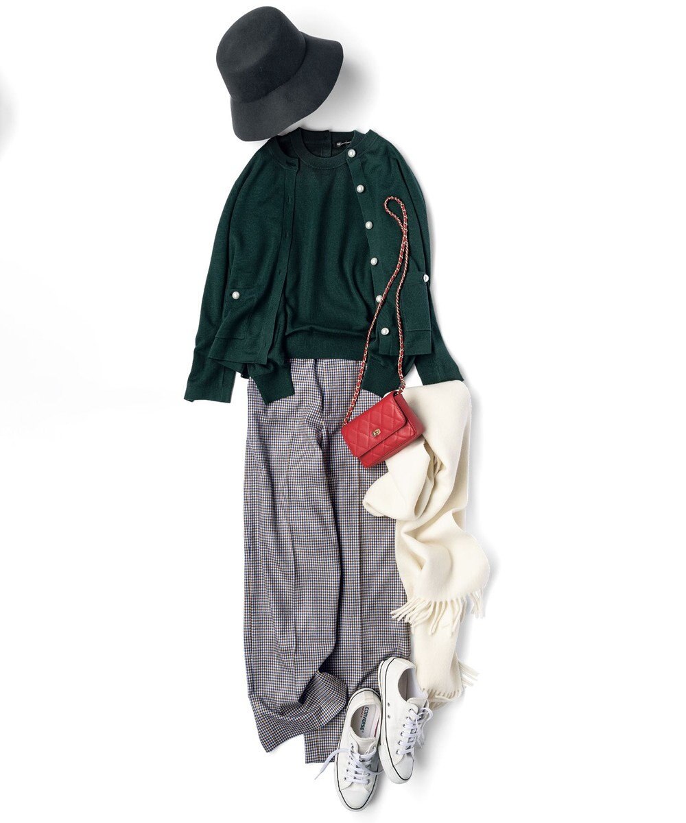 23区 【CLASSY.1月号掲載】manifattura big ウール マフラー 