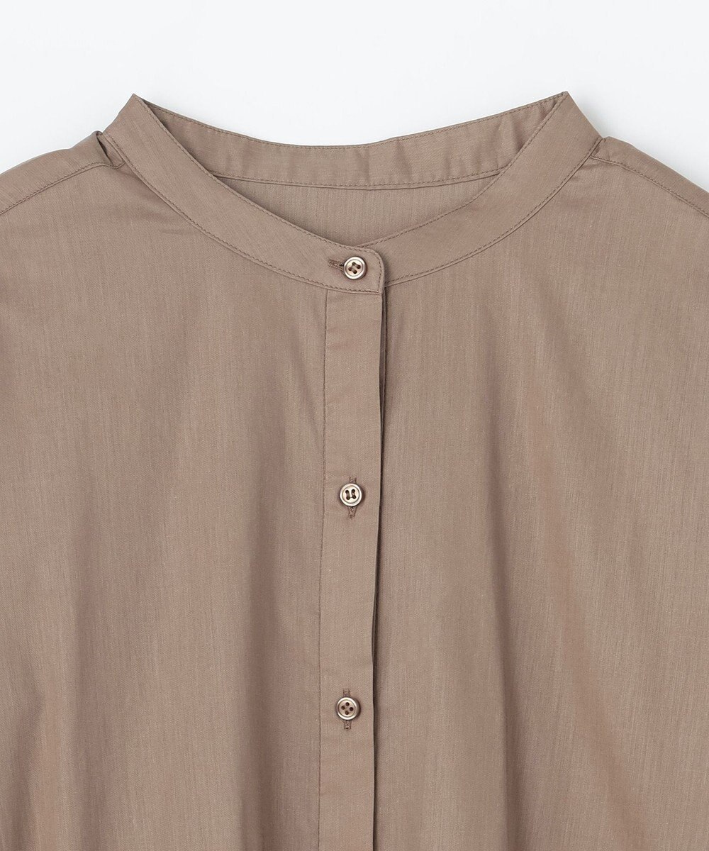 ANY シルキーソフトスタンドカラーシャツ 