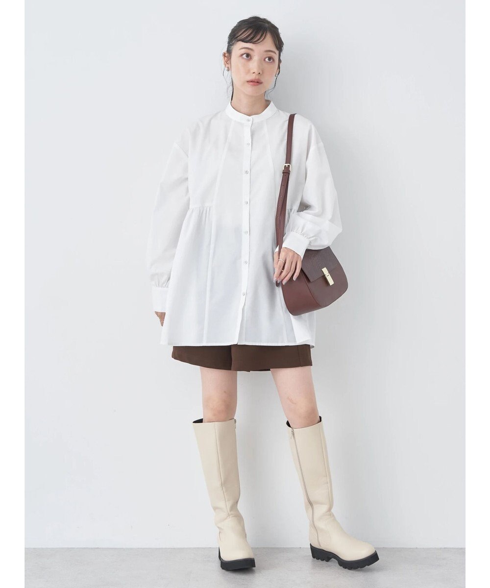 earth music&ecology サイドティアードチュニック 