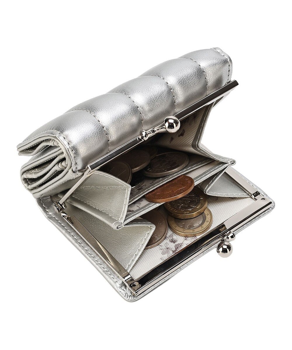 style code 【MERCURYDUO/マーキュリーデュオ】スタッズキルティング　口金ミニ財布 