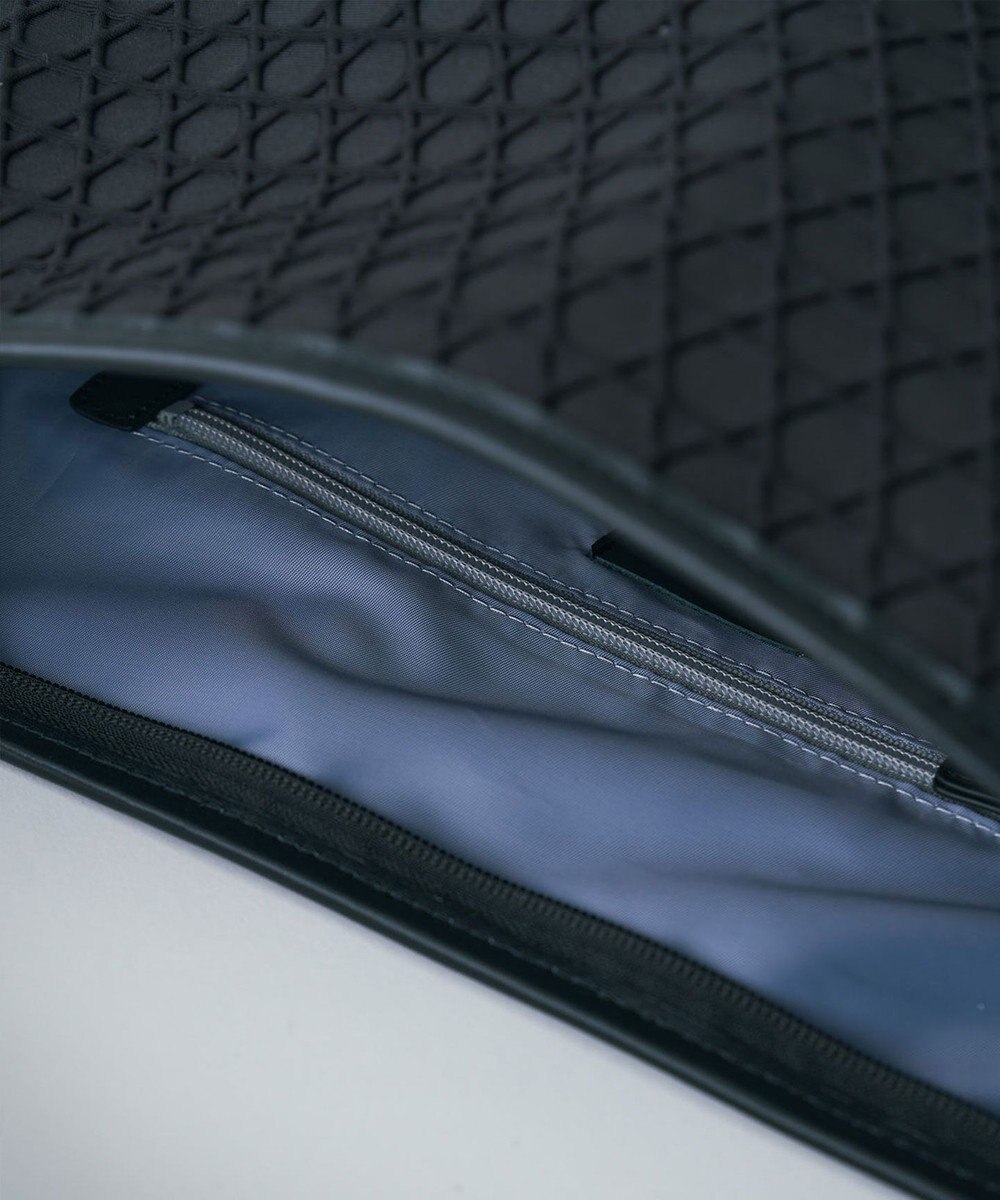 MIYABIYA LAQUOH【撥水加工】篭目柄エンボスボンディング バケツ型2WAYショルダー 