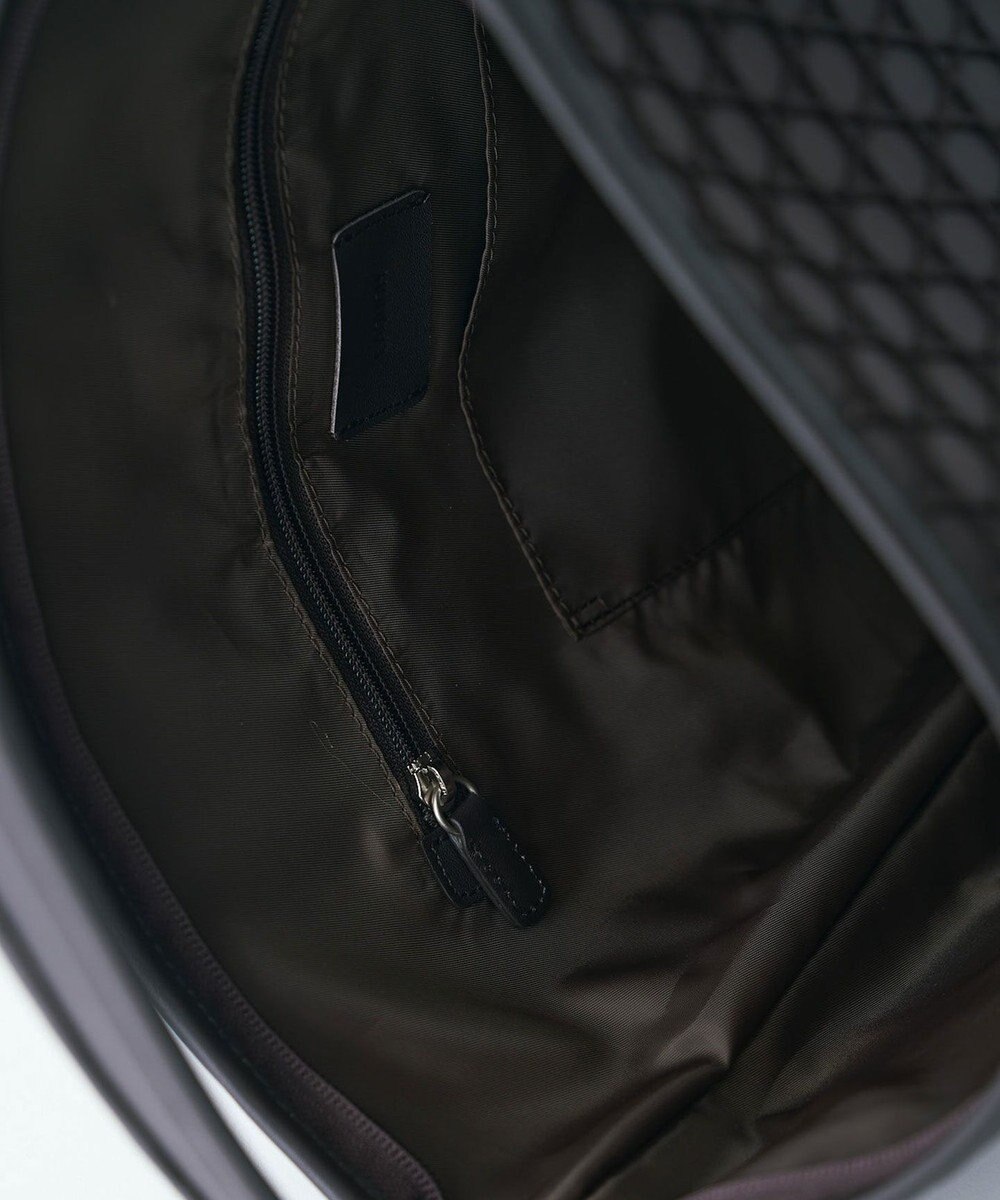 MIYABIYA LAQUOH【撥水加工】篭目柄エンボスボンディング バケツ型2WAYショルダー 