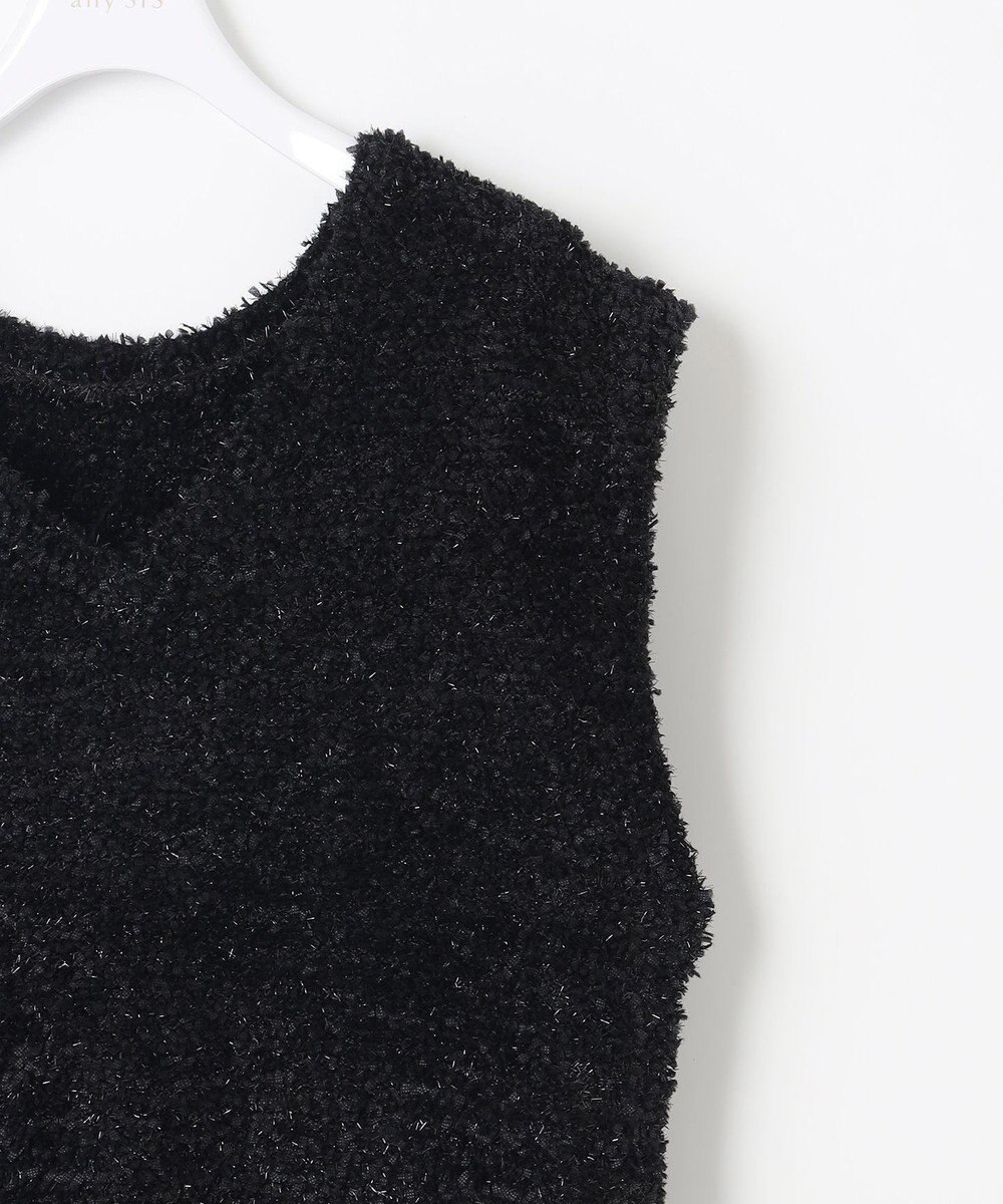 ANY SIS L 【洗える】フラワープリントワンピース × ニットベスト セット 