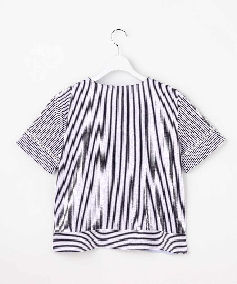 J.PRESS LADIES 【一枚で着映え】サッカージャージー クルーネック カットソー 