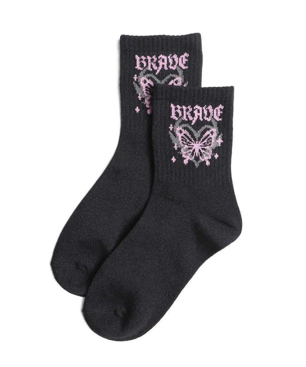 WEGO バタフライデザインソックス 