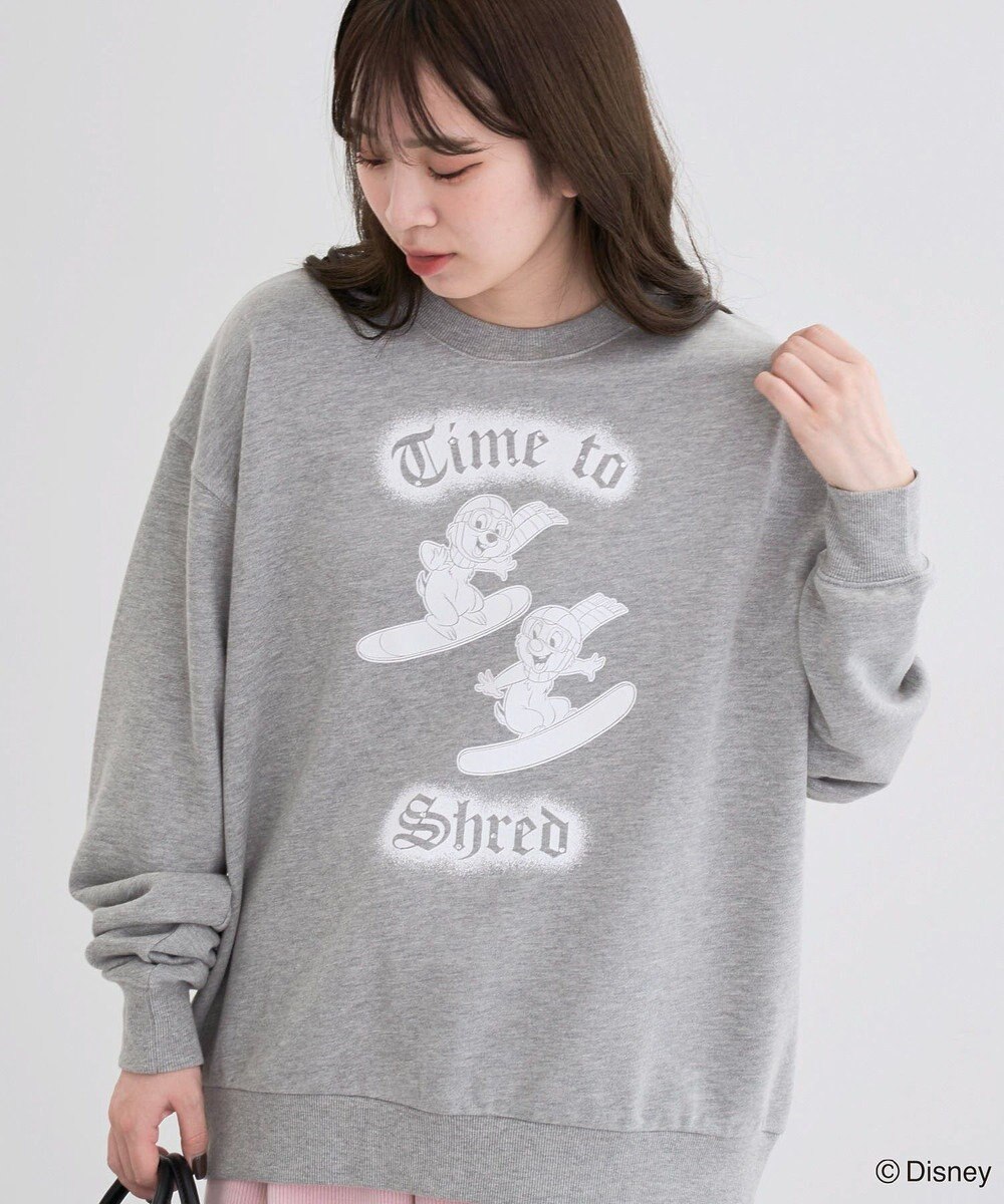 Green Parks ミッキー＆フレンズ／プリント裏毛プルオーバーⅡ 