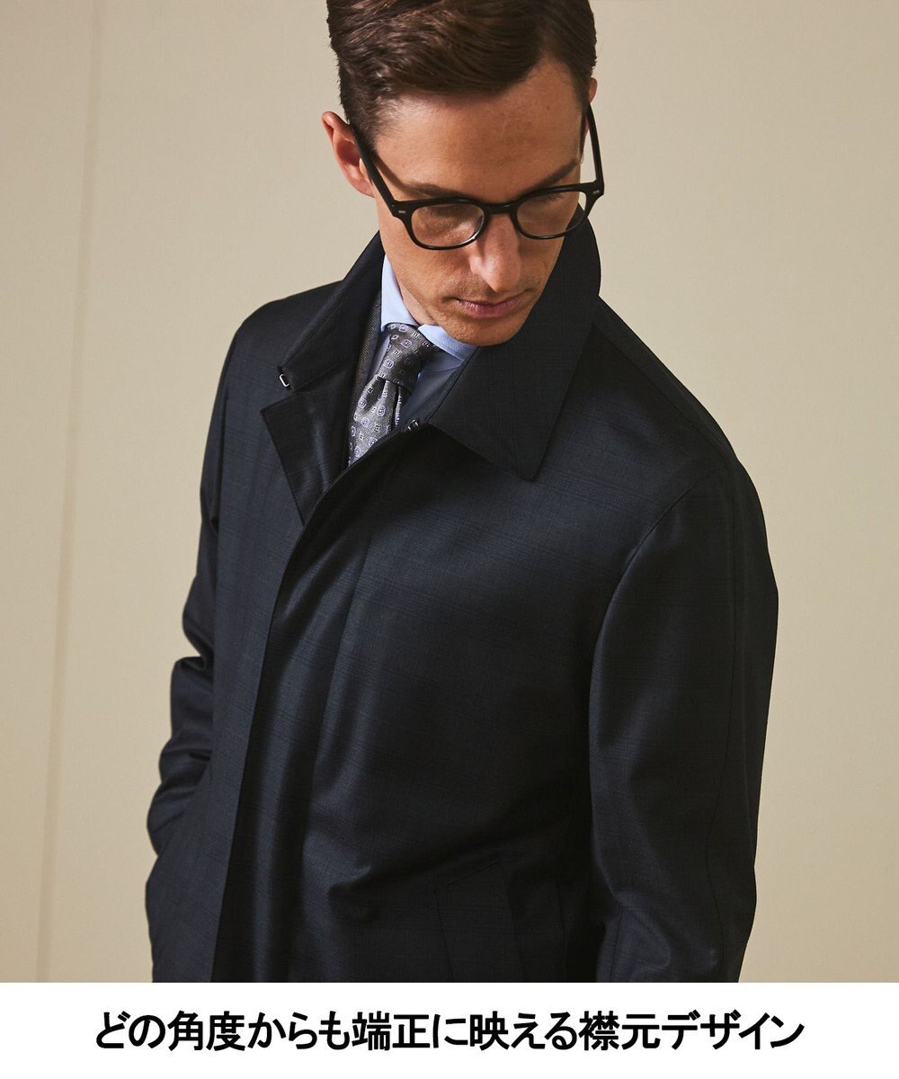 GOTAIRIKU 【Zegna/ゼニア】TROFEOラミネートロング ステンカラーコート 