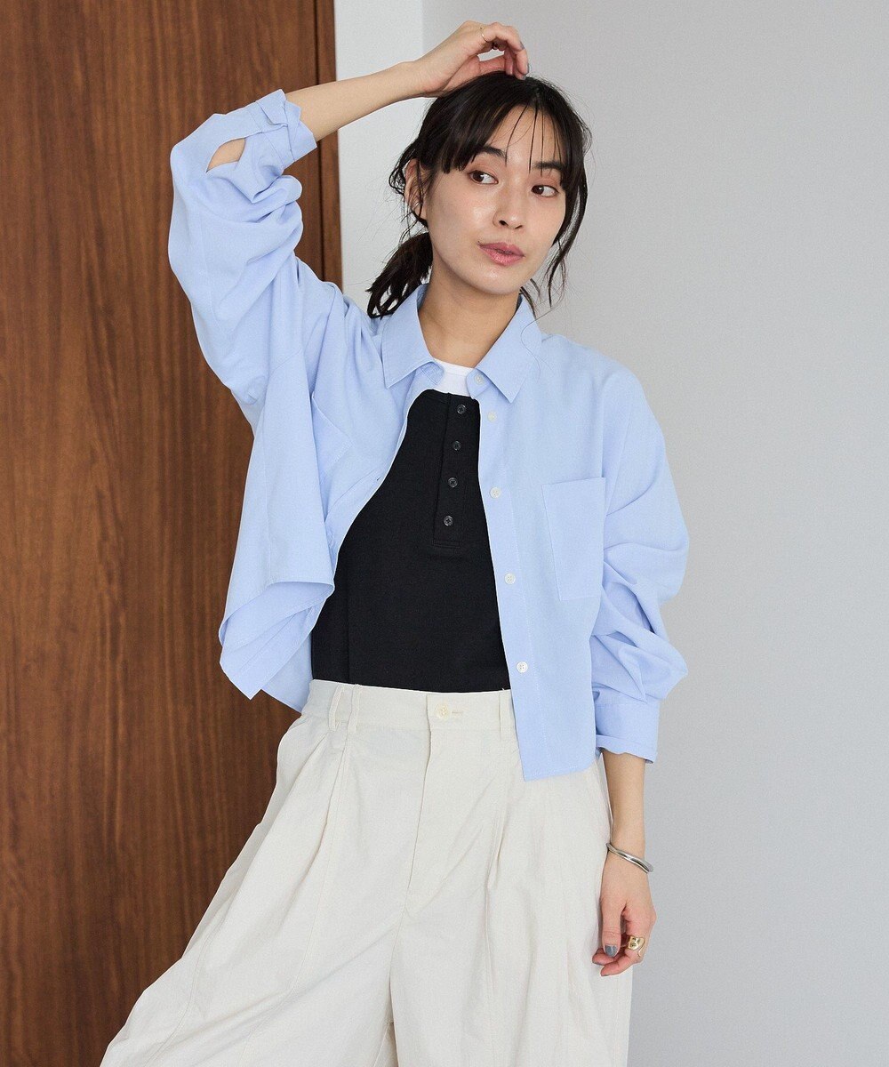 CRAFT STANDARD BOUTIQUE クロップドレングスシャツ 