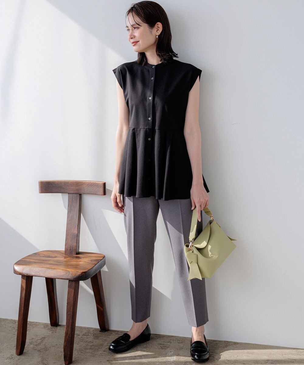 組曲 シュットクロステーパード パンツ 