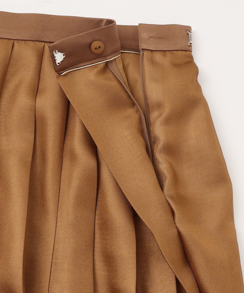 自由区 【カトリエムブーケ】Jupe brillante プリーツスカート 