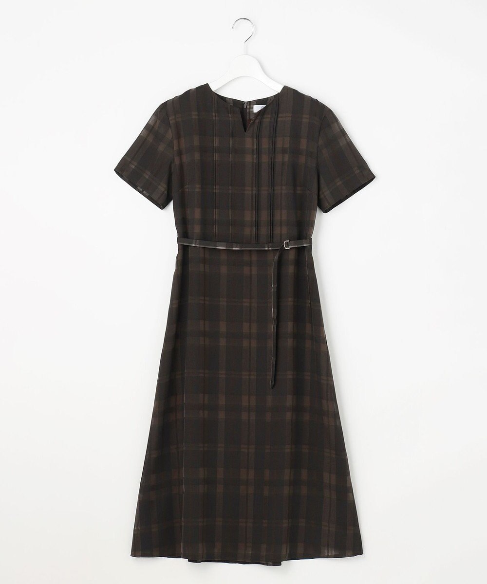 J.PRESS LADIES S シャドーチェック ワンピース 