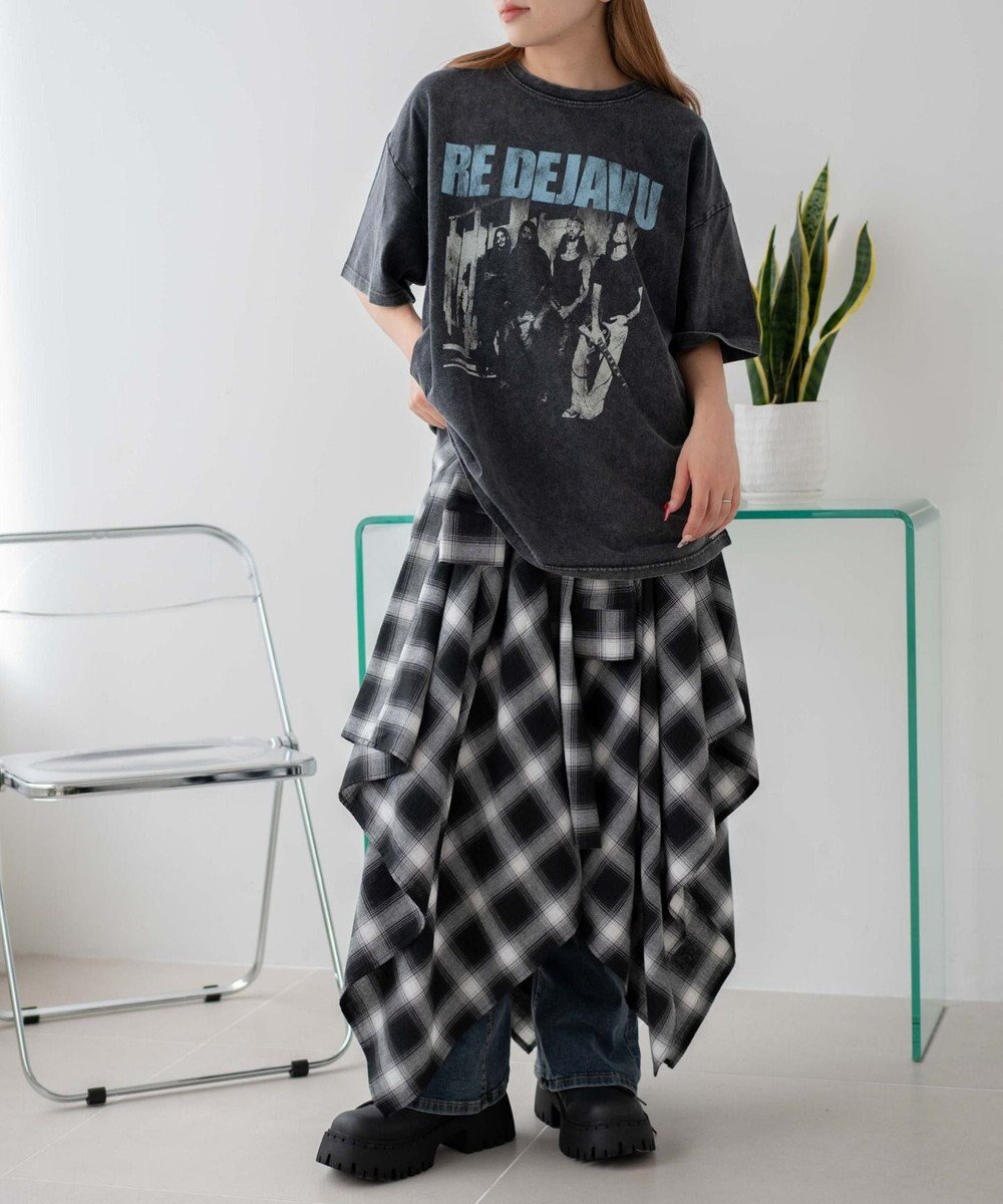 WEGO ヴィンテージウォッシュグラフィックBIGT 