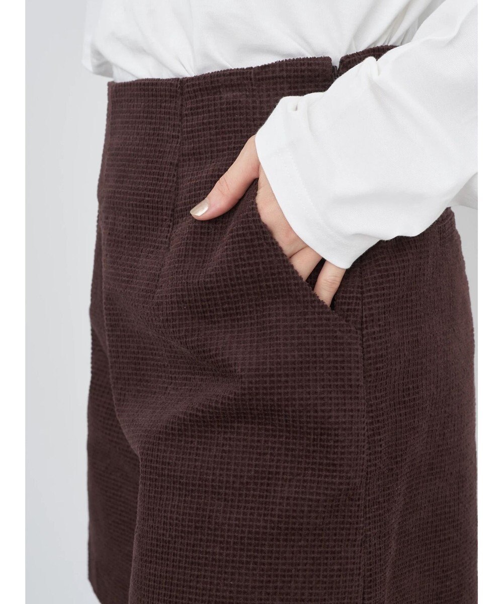 earth music&ecology ワッフルコーデュロイショートパンツ 